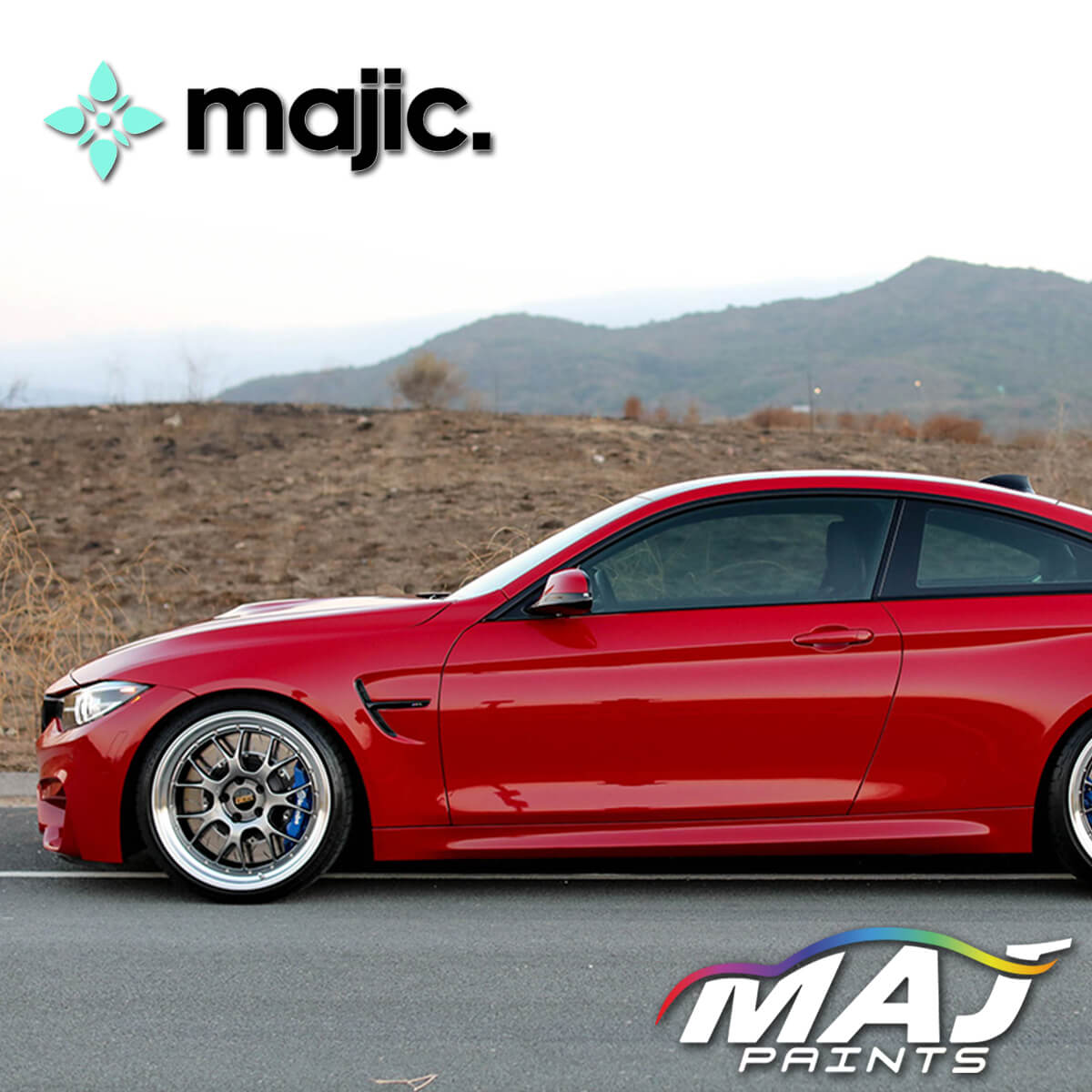 BMW Imola Red Paint