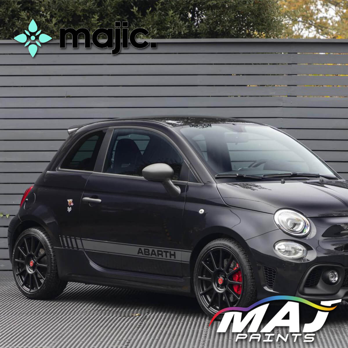 Abarth Scorpion Black Paint