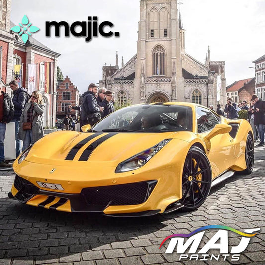 Ferrari Giallo Modena Yellow Paint