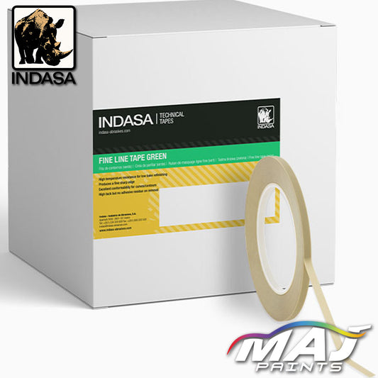 INDASA Fine Line Tape Green (12mm x 55m)