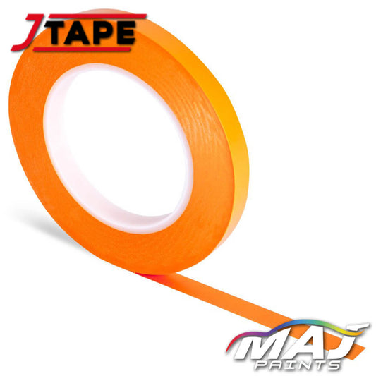 J Tape Orange Fine Line Masking Tape - 12mm