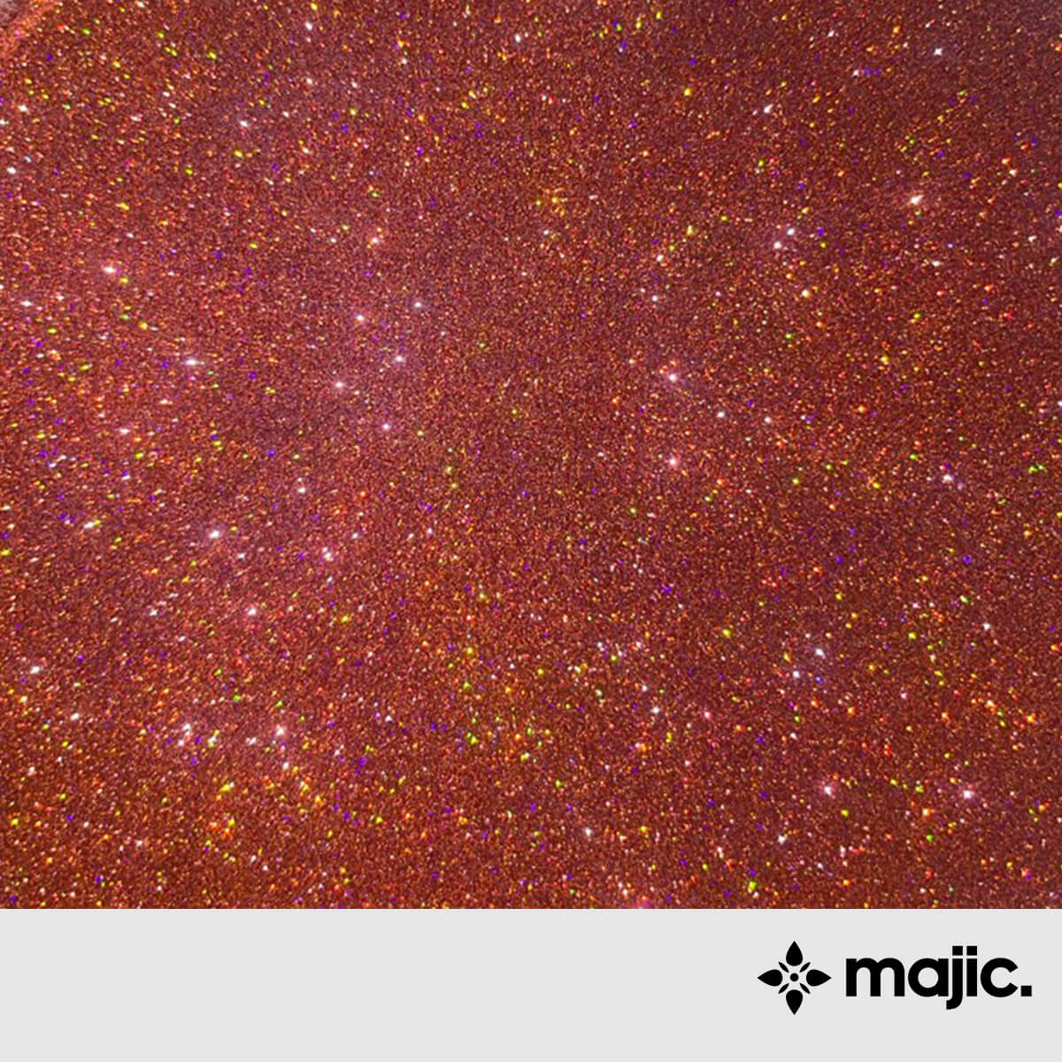 Laser Orange 8 Coarse Metal Flake