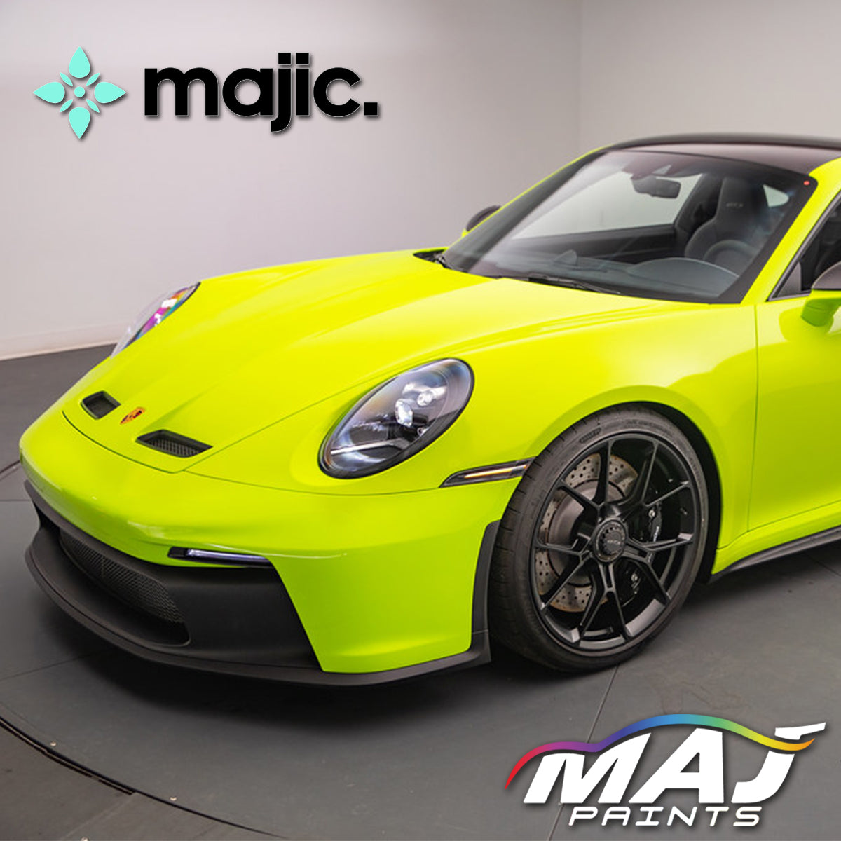 Porsche Acid Green Paint