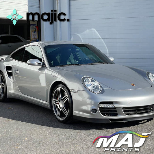 Porsche Arctic Silver Paint