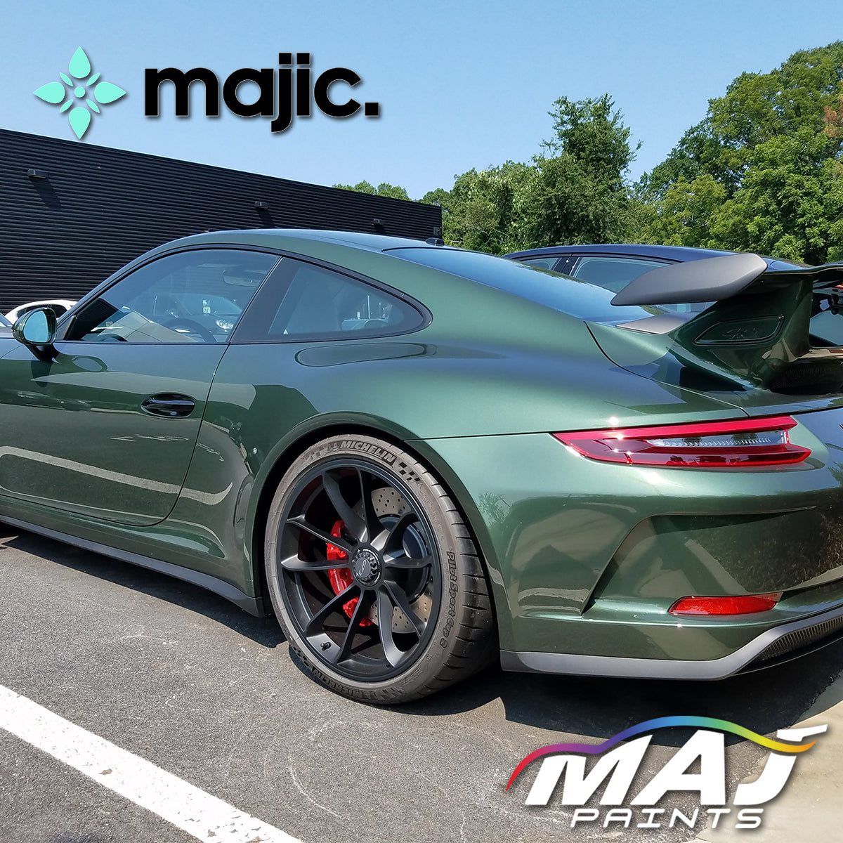 Porsche Oak Green Paint