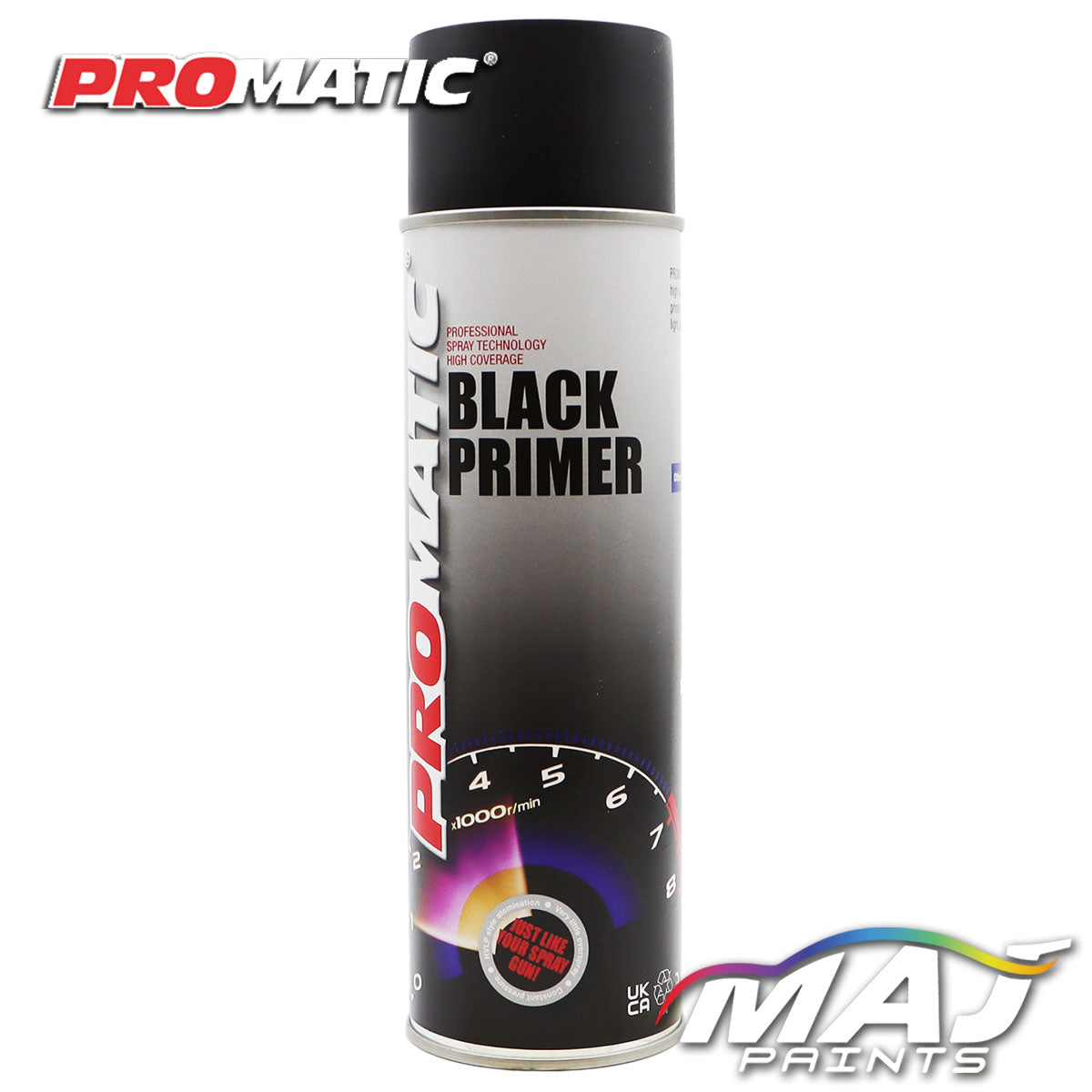 Promatic Black Primer Aerosol - 500ml