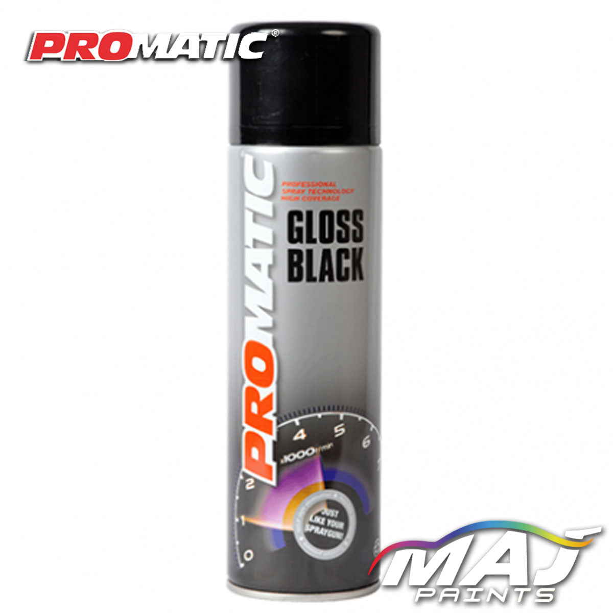 Promatic Gloss Black Aerosol - 500ml