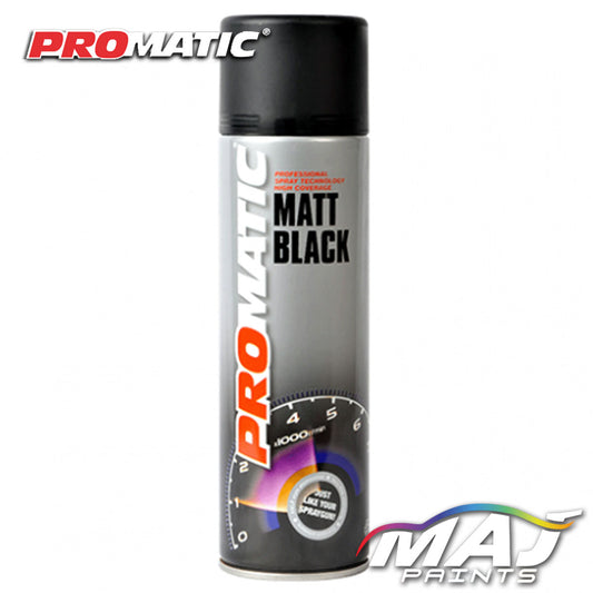 Promatic Matt Black Aerosol - 500ml