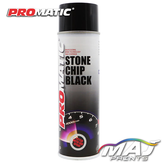 Promatic Stone Chip Black Aerosol - 500ml