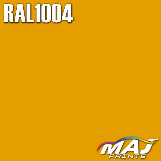 RAL 1004 Golden Yellow Paint