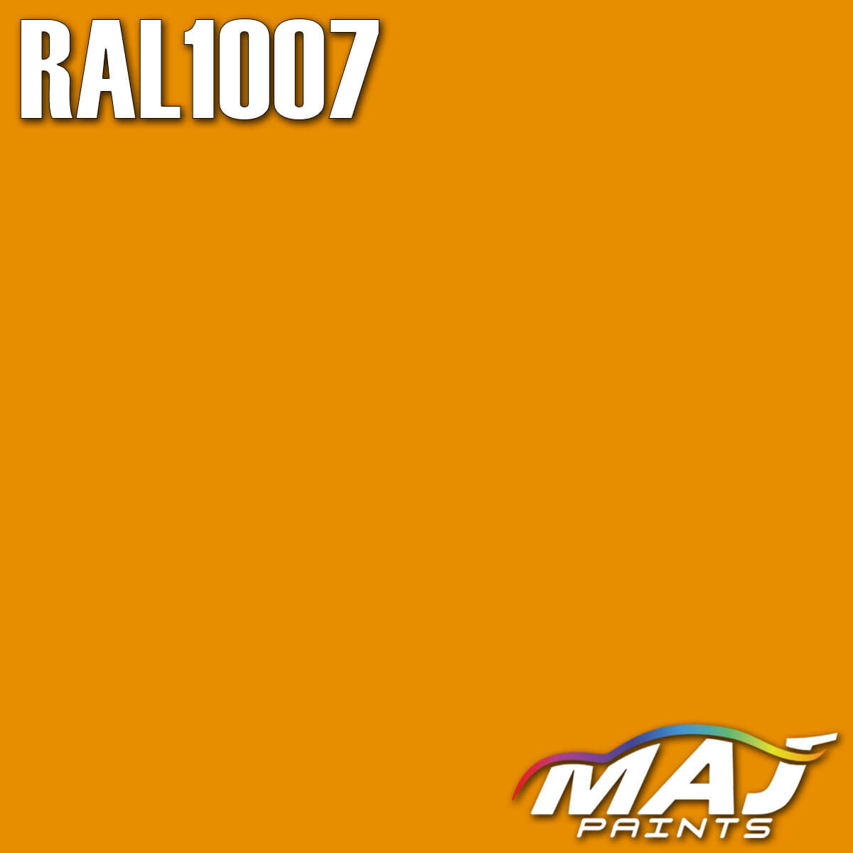 RAL 1007 Daffodil Yellow Paint