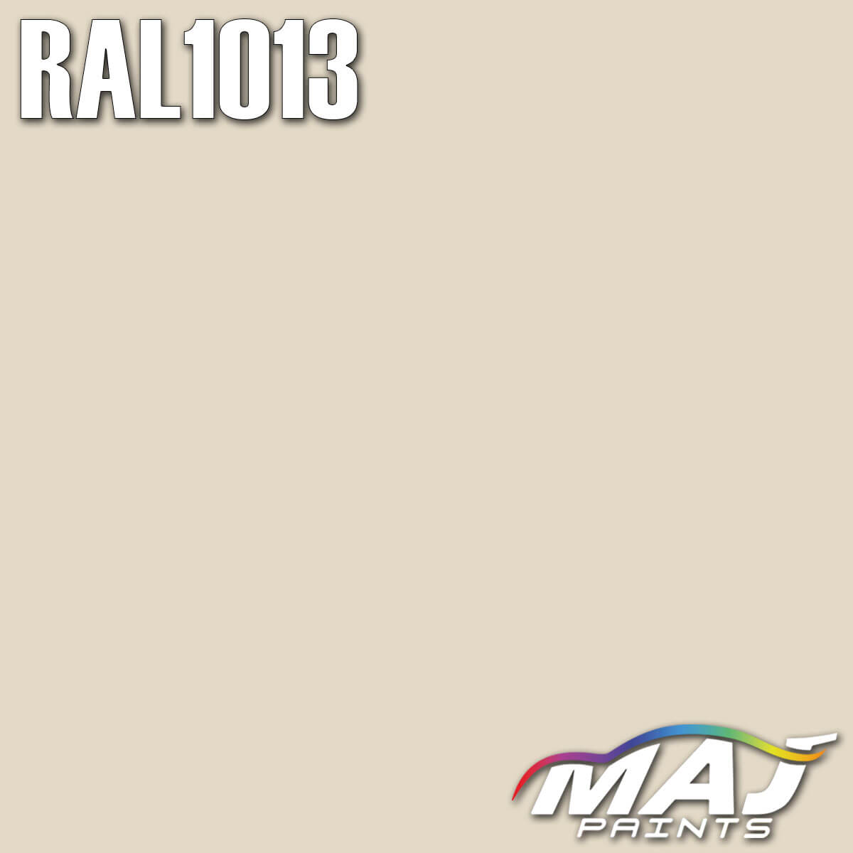Pu Code 1013 RAL 1013 Oyster White Paint – majic.