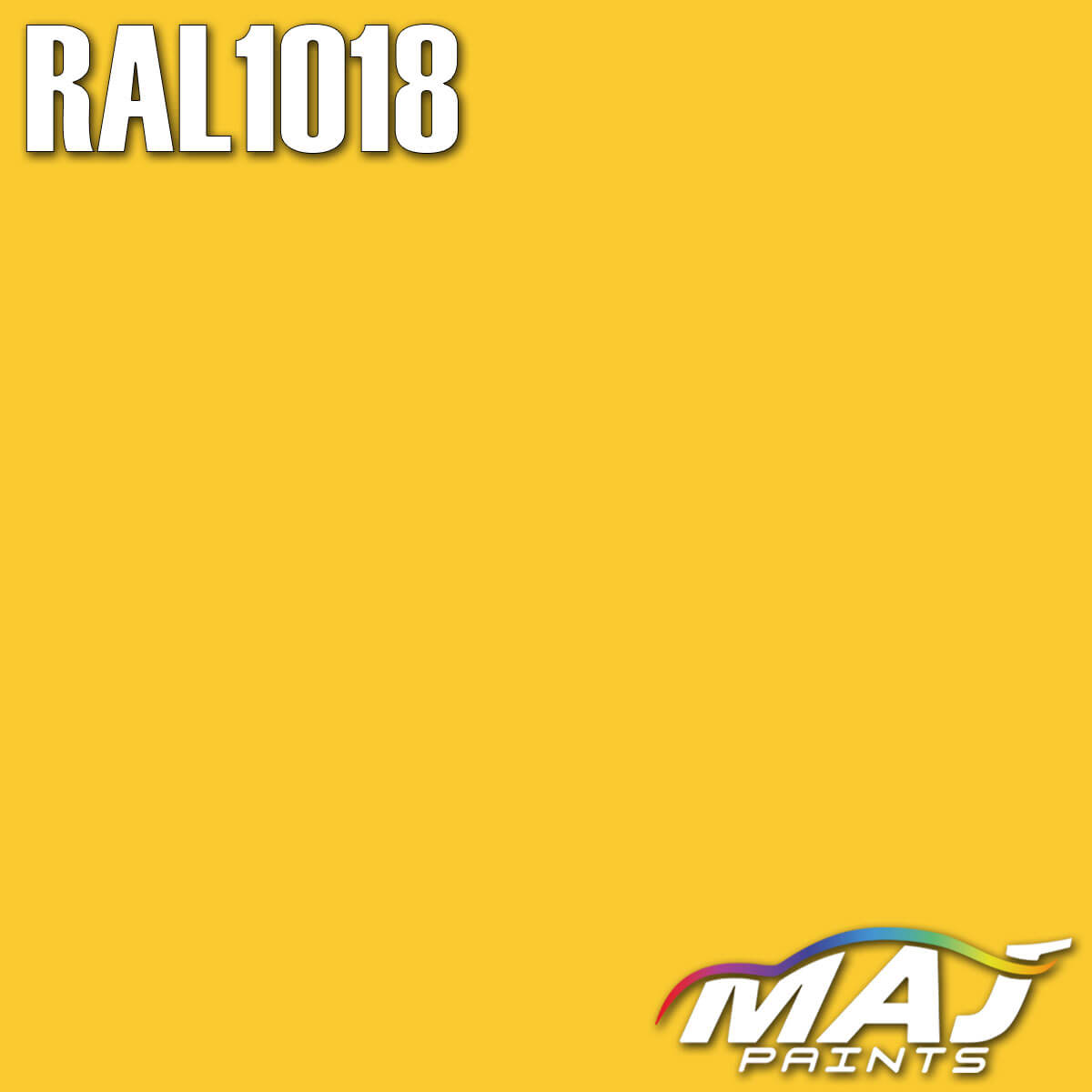 RAL 1018 Zinc Yellow Paint