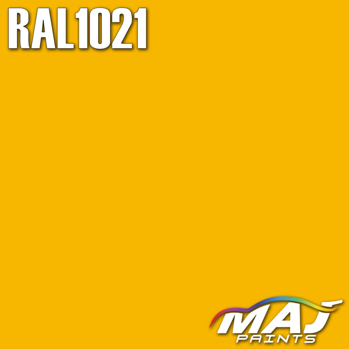 RAL 1021 Colza Yellow Paint