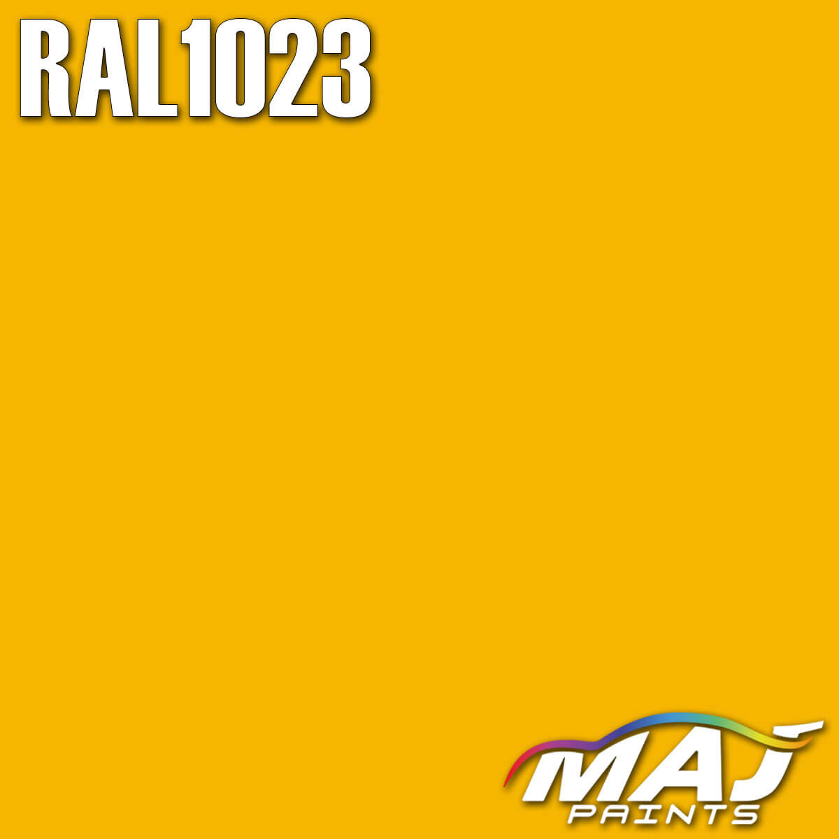 RAL 1023 Traffic Yellow Paint