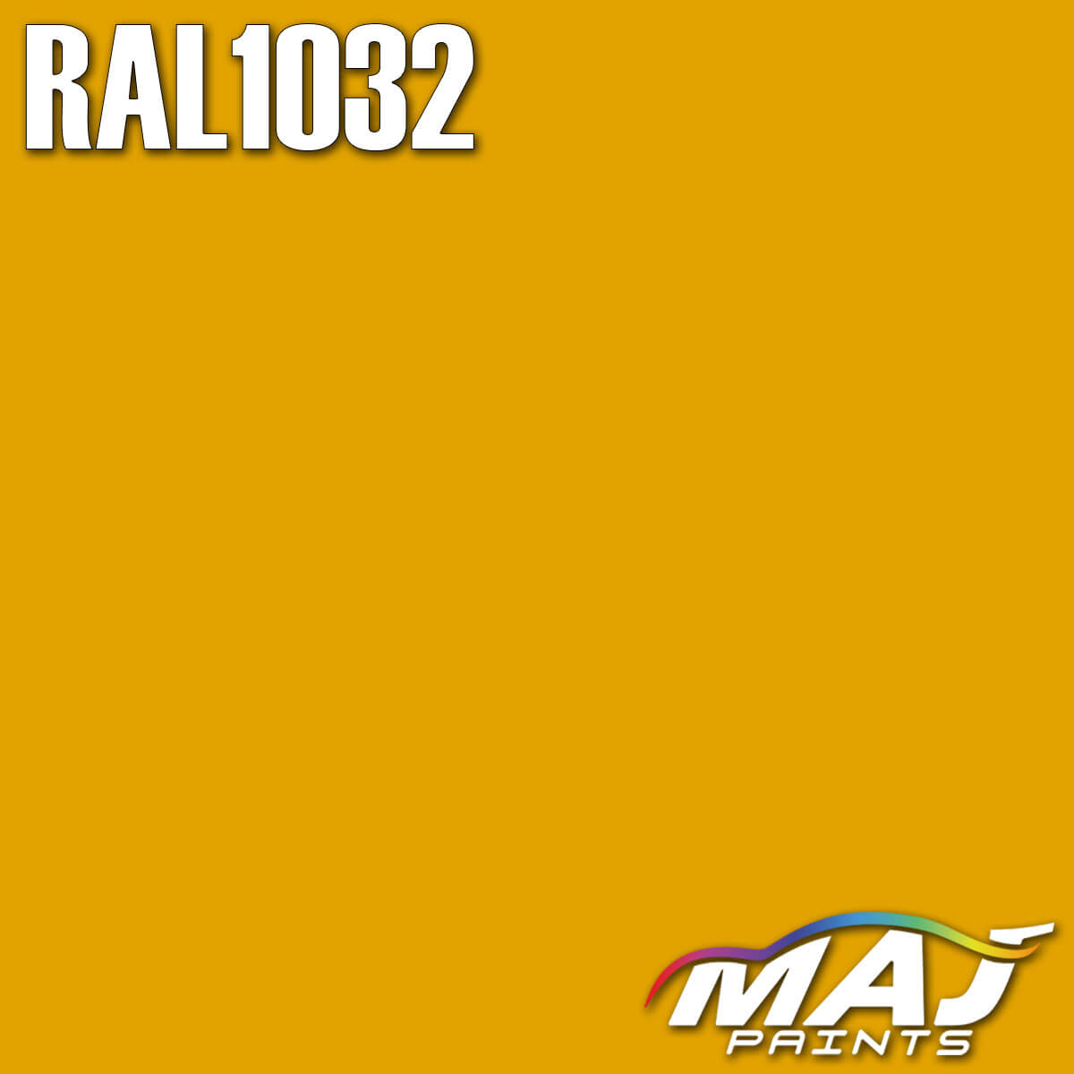 RAL 1032 Broom Yellow Paint