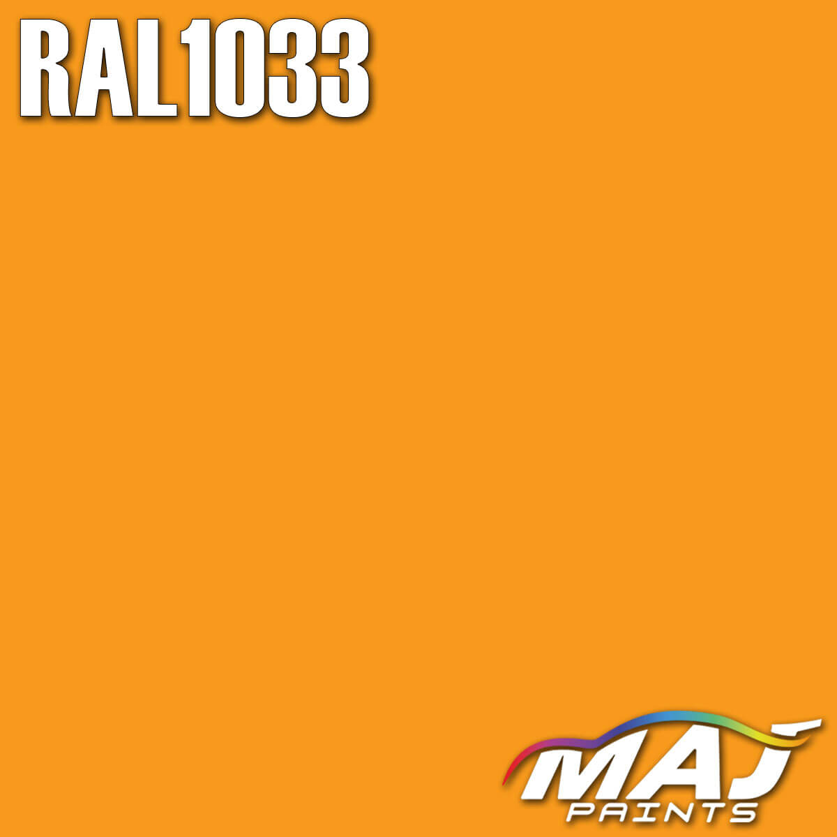 RAL 1033 Dahlia Yellow Paint