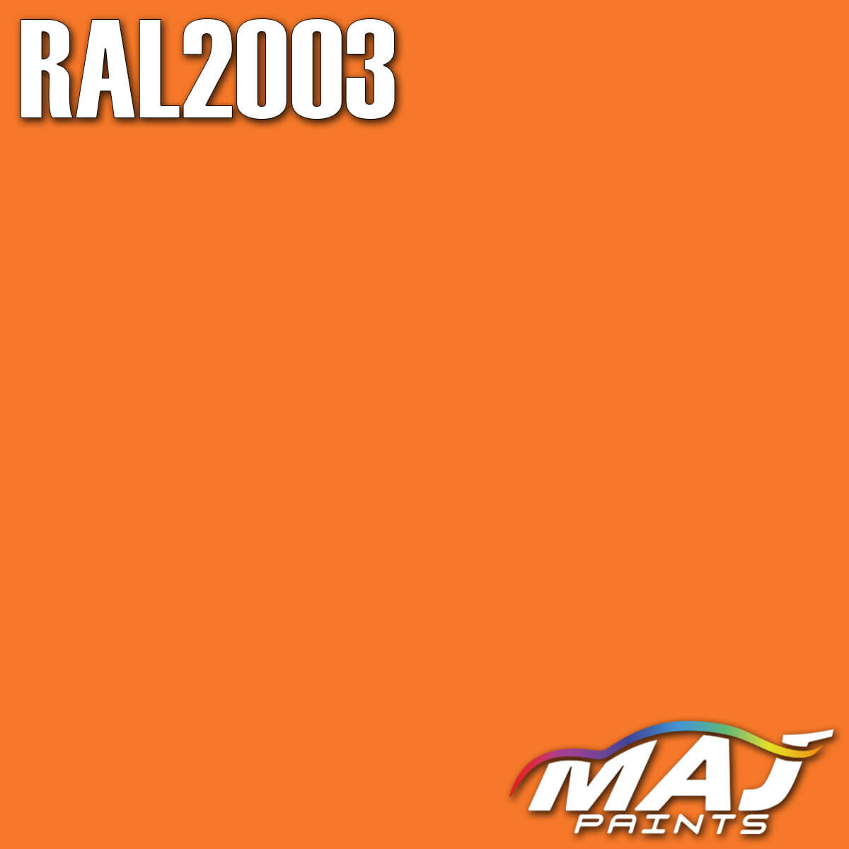 RAL 2003 Pastel Orange Paint