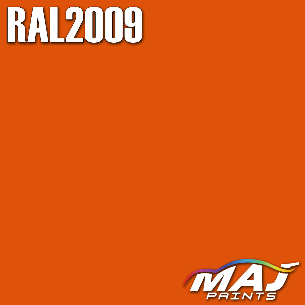 RAL 2009 Traffic Orange Paint