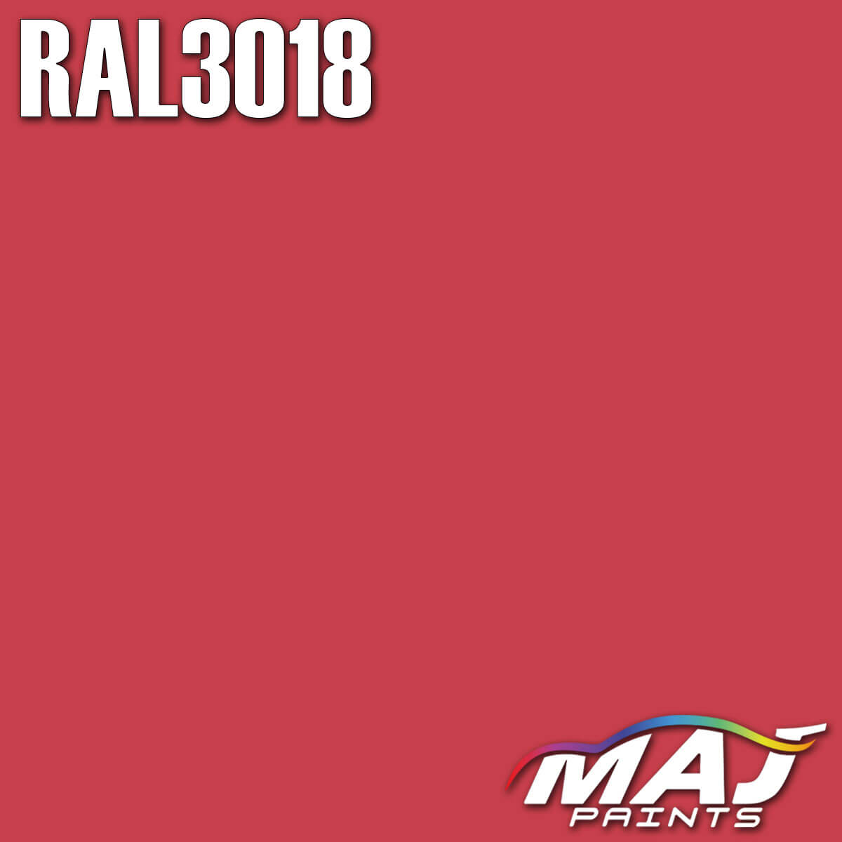 RAL 3018 Strawberry Red Paint