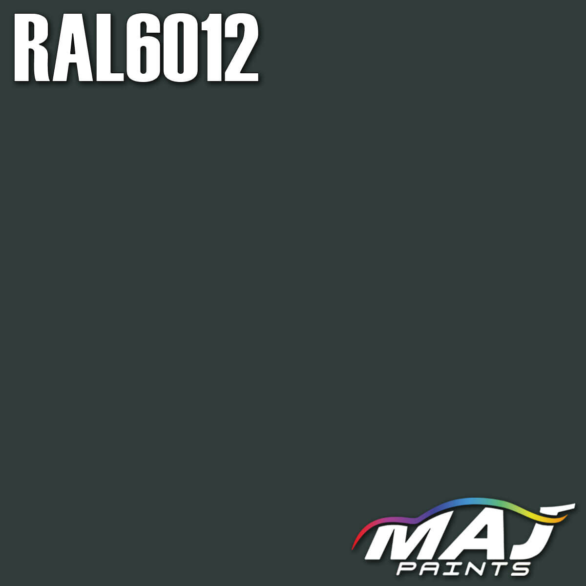 RAL 6012 Black Green Paint