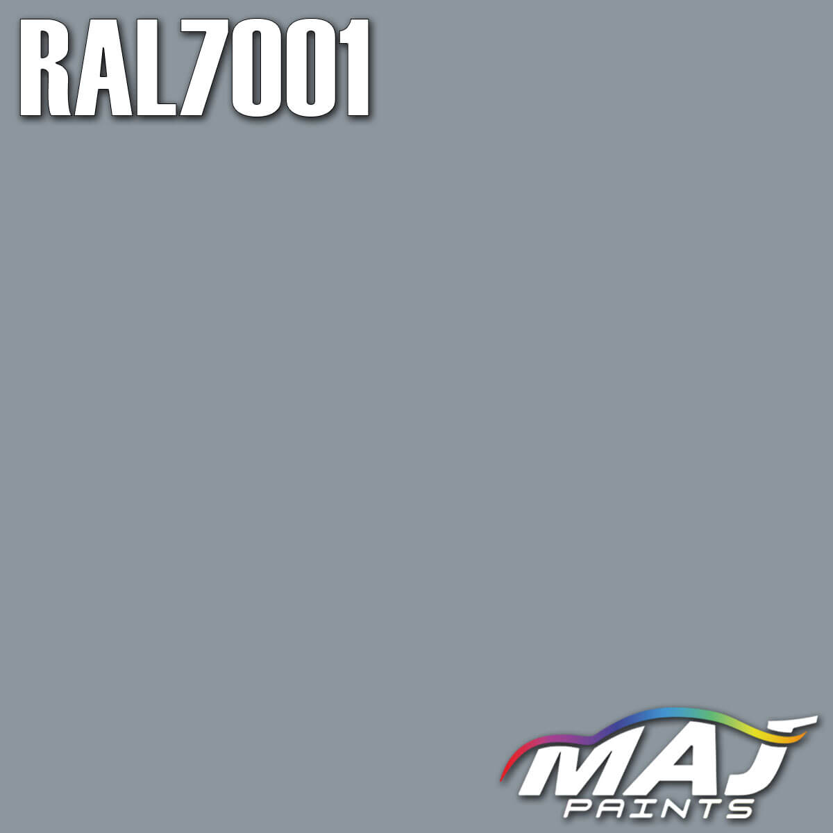 RAL 7001 Silver Grey Paint