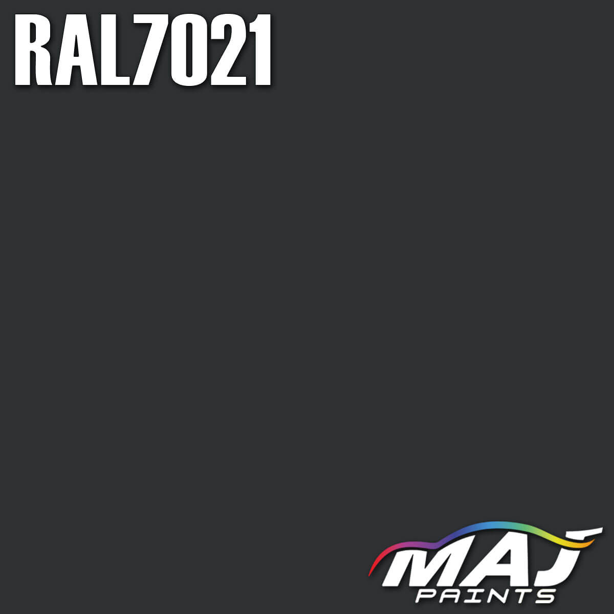 RAL 7021 Black Grey Paint