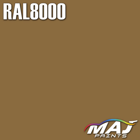 RAL 8000 Green Brown Paint