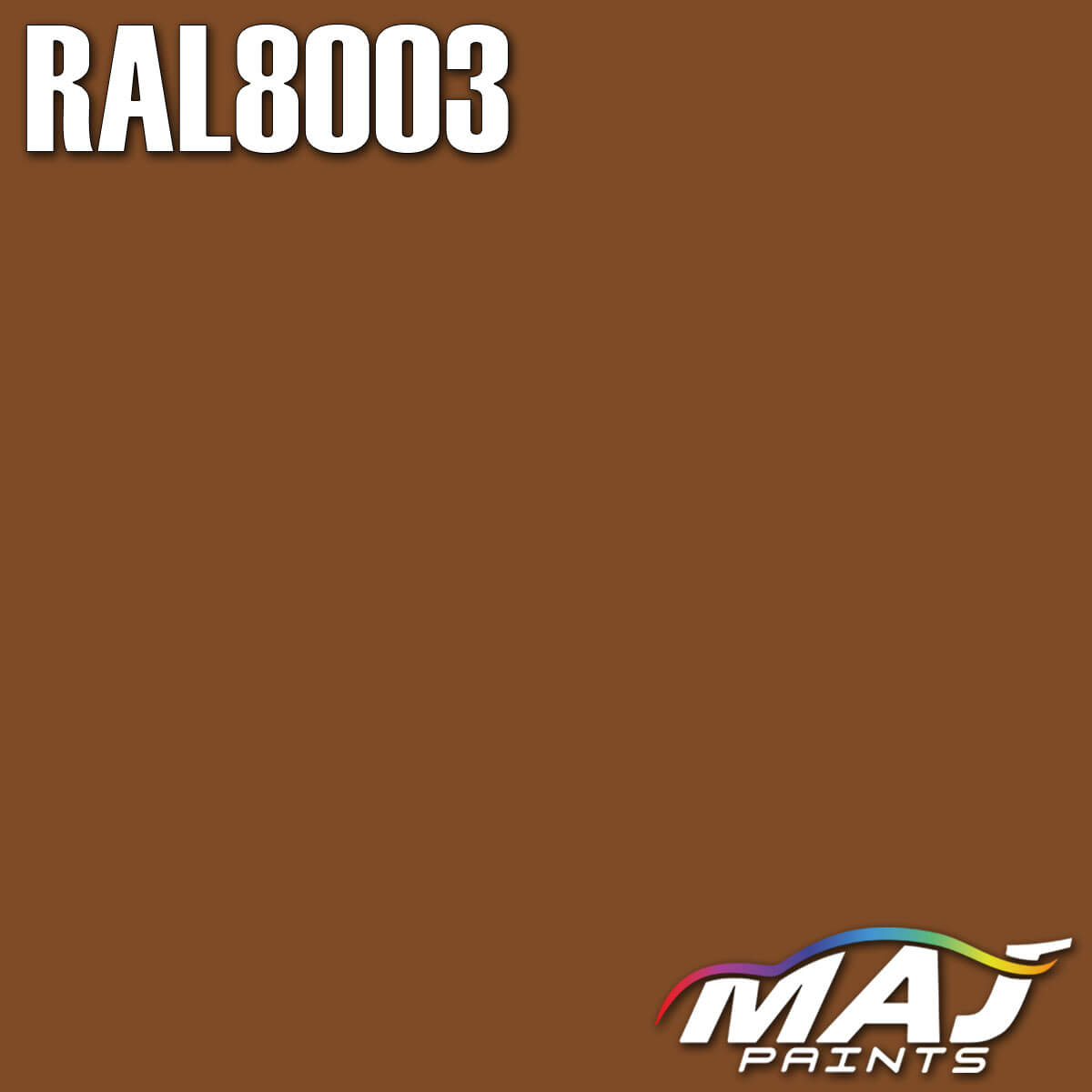 RAL 8003 Clay Brown Paint