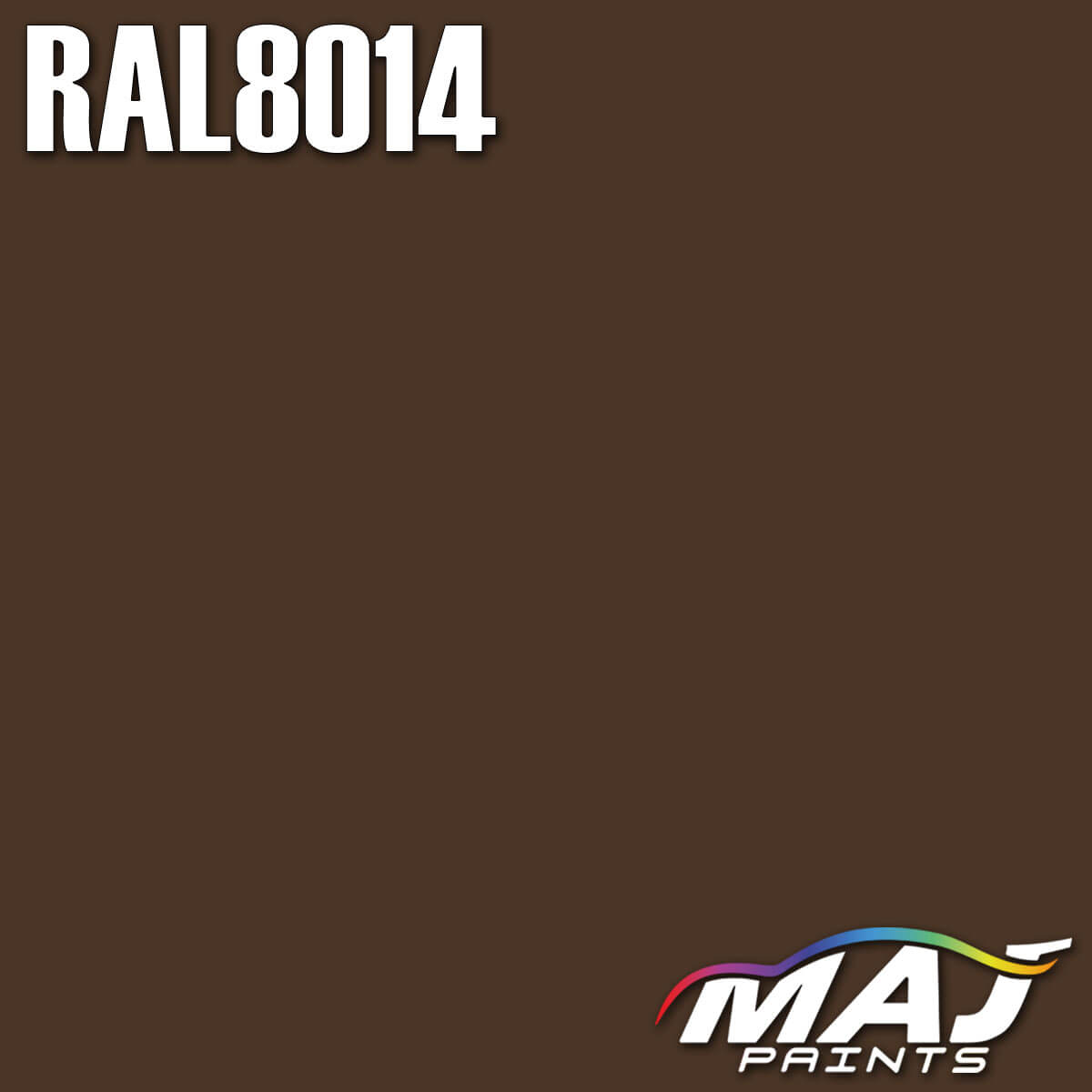 RAL 8014 Sepia Brown Paint