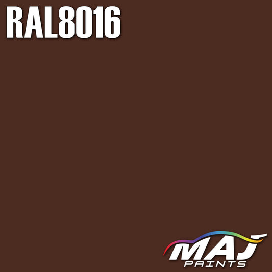 RAL 8016 Mahogany Brown Paint