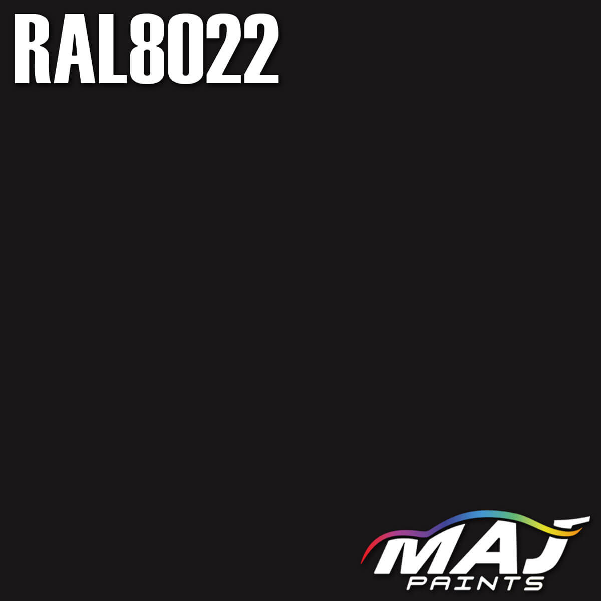 RAL 8022 Black Brown Paint