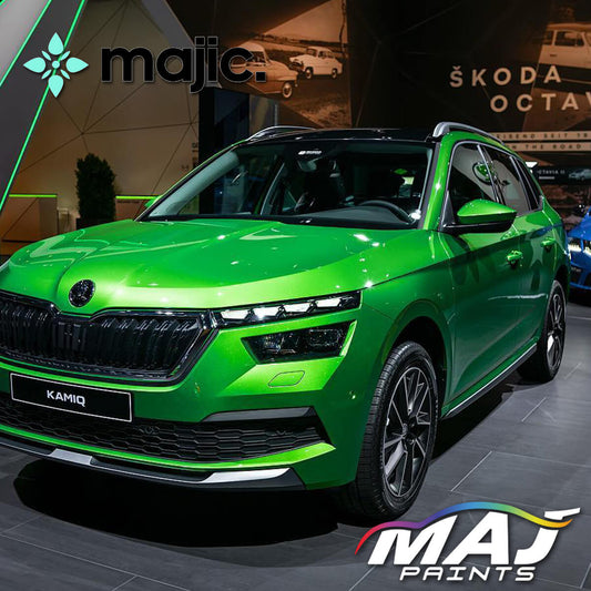 Skoda Rallye Green Paint