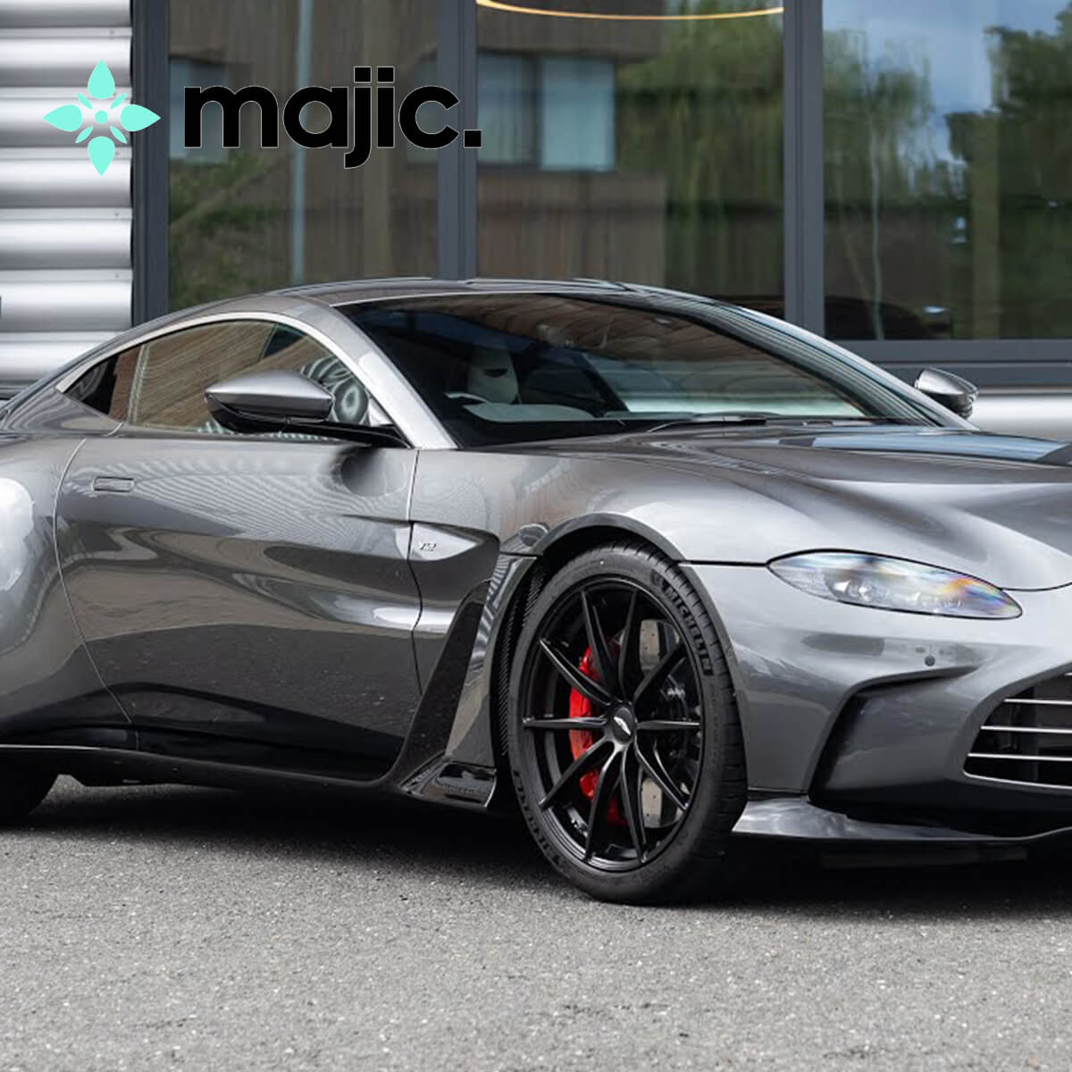 Aston Martin Magnetic Silver Paint