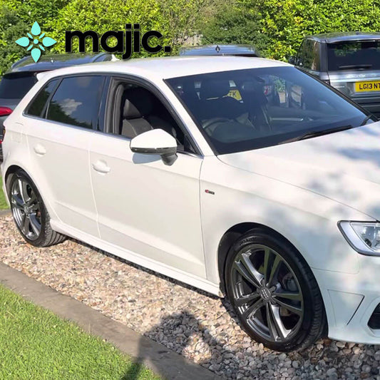 Audi Amalfi White Paint (LY9K)