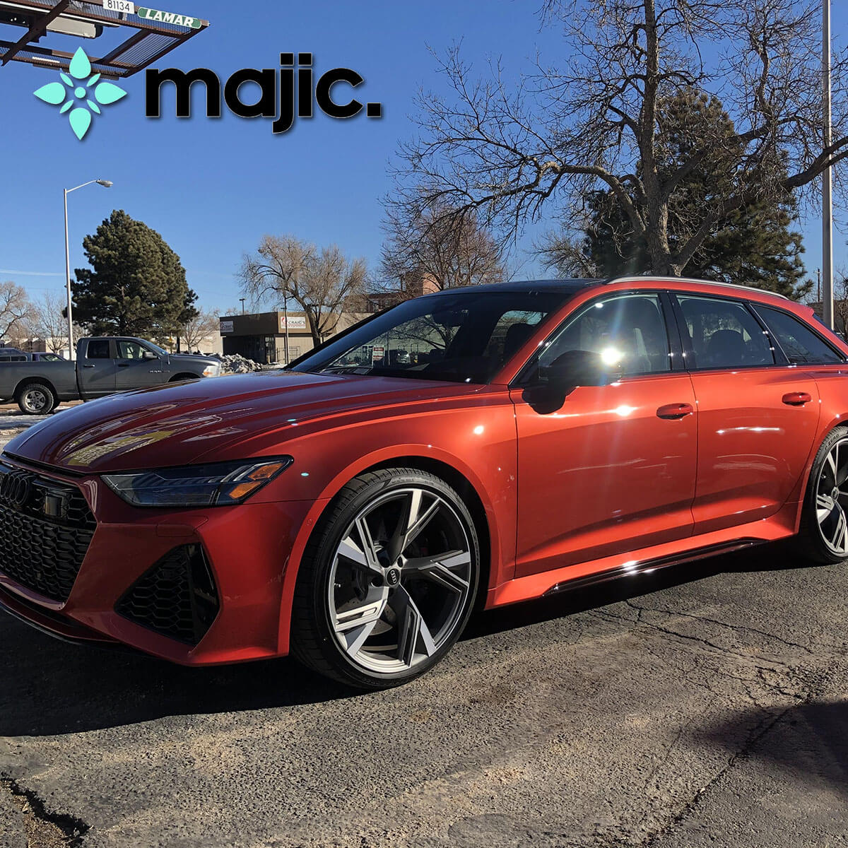 Audi Aventurine Orange Paint (2487)
