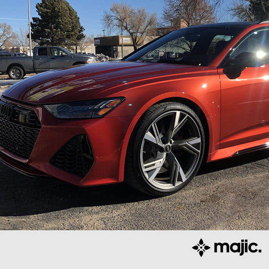 Audi Aventurine Orange Paint (2487)