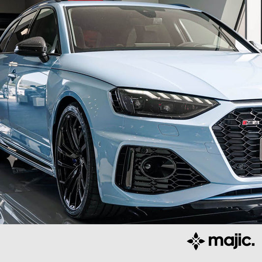 Audi Cumulus Blue Paint (LX5A)