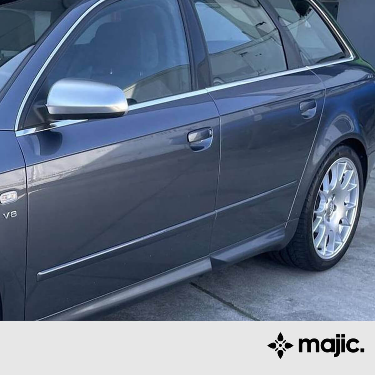 Audi Dolphin Grey Paint (LX7Z)