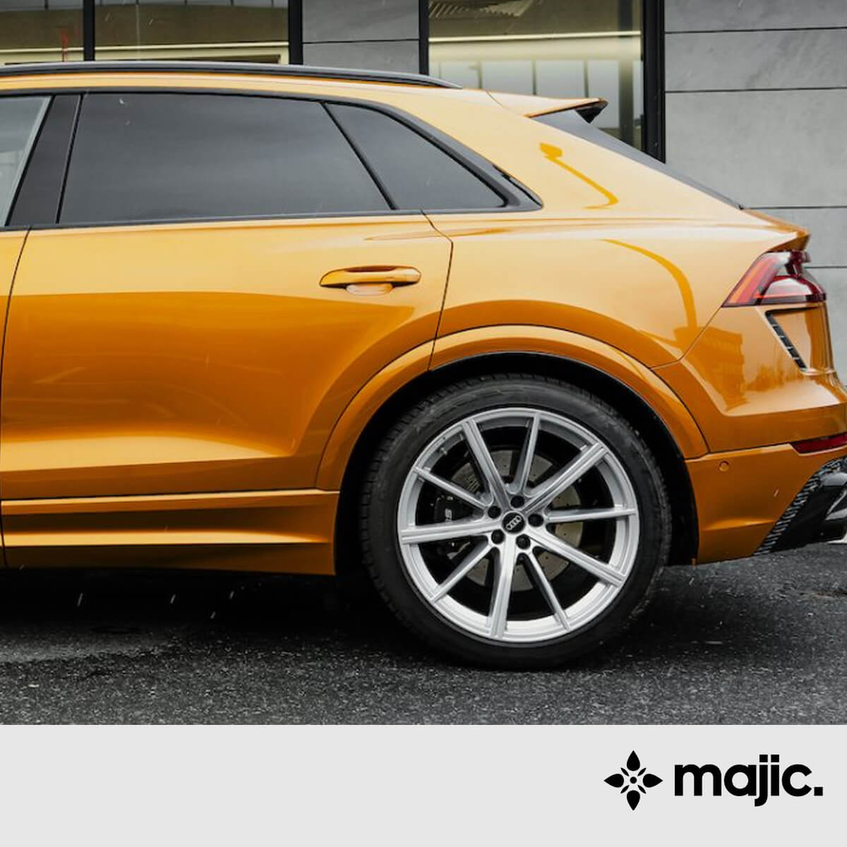 Audi Dragon Orange Paint (LY2Y)