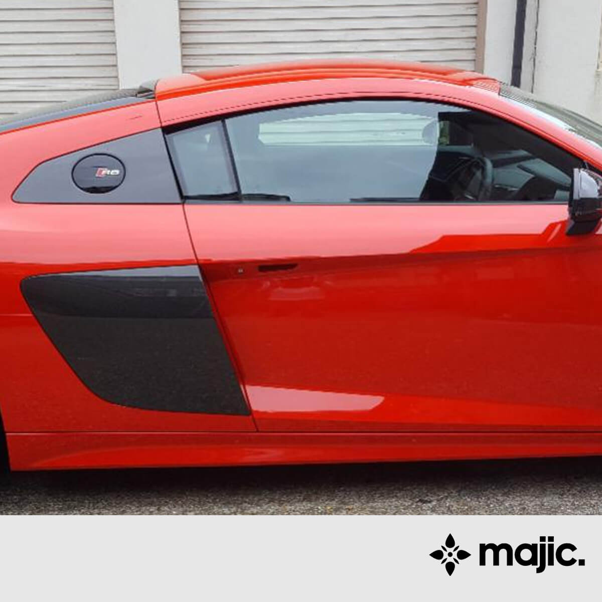 Audi Dynamite Red Paint (LY3N)