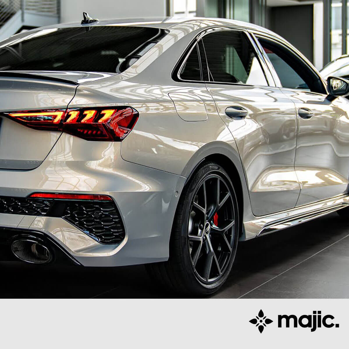 Audi Extreme Silver Paint (6768)