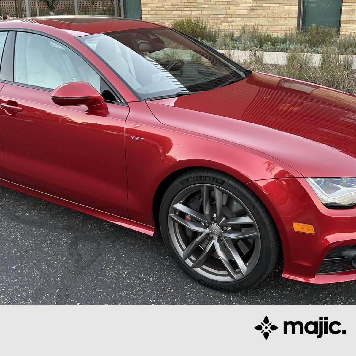 Audi Garnet Red Paint