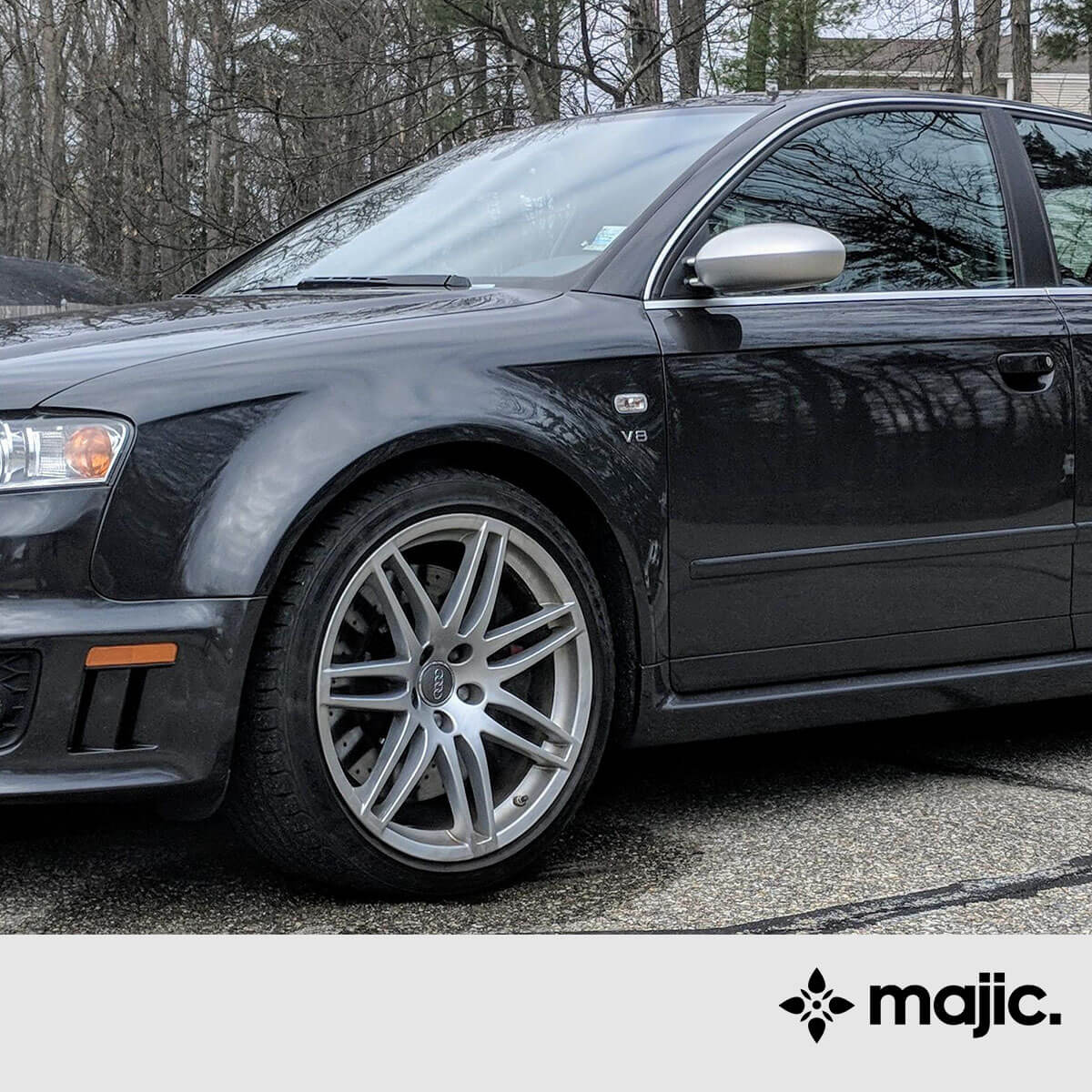 Audi Lava Grey Paint (LZ7L)