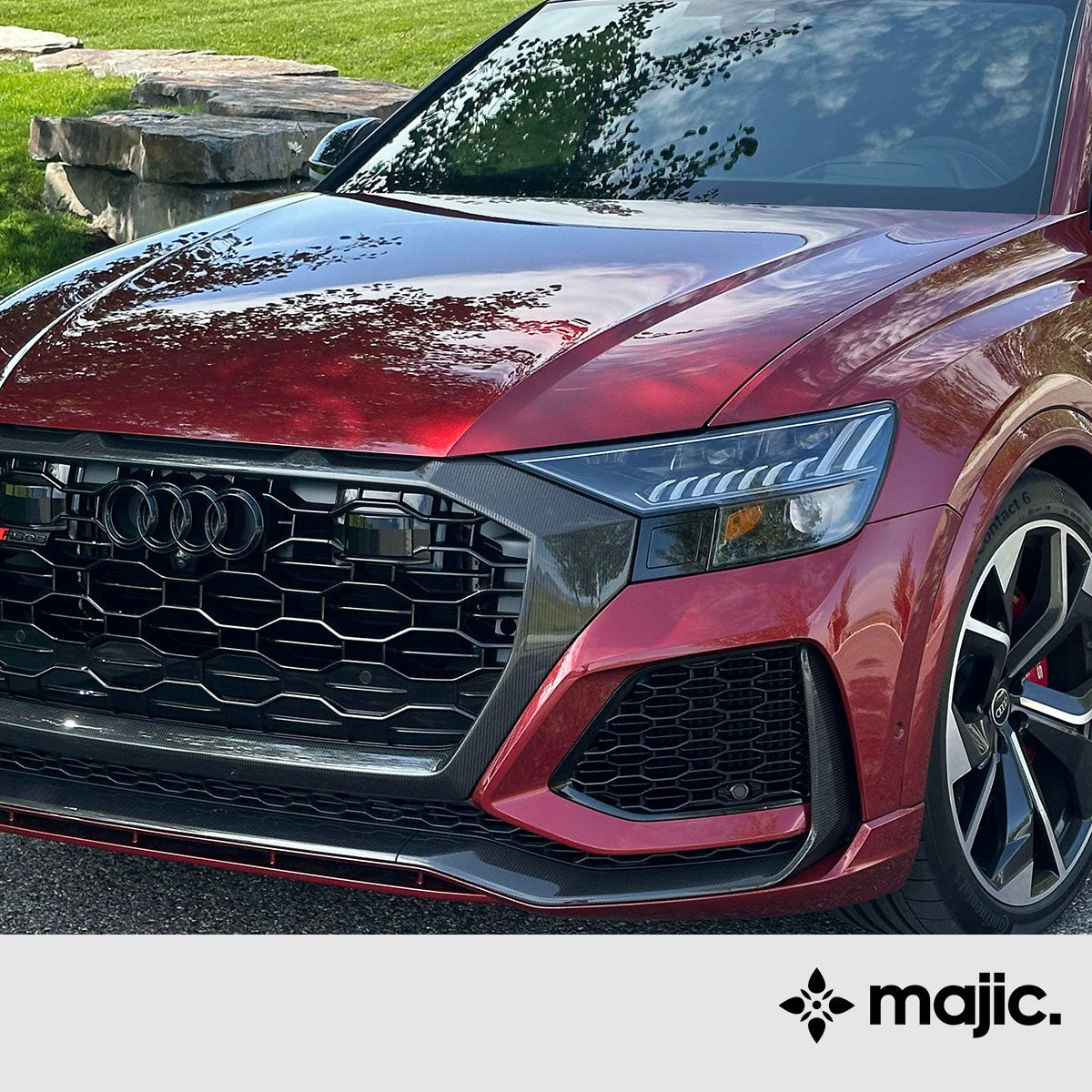 Audi Matador Red Paint (LY3S)