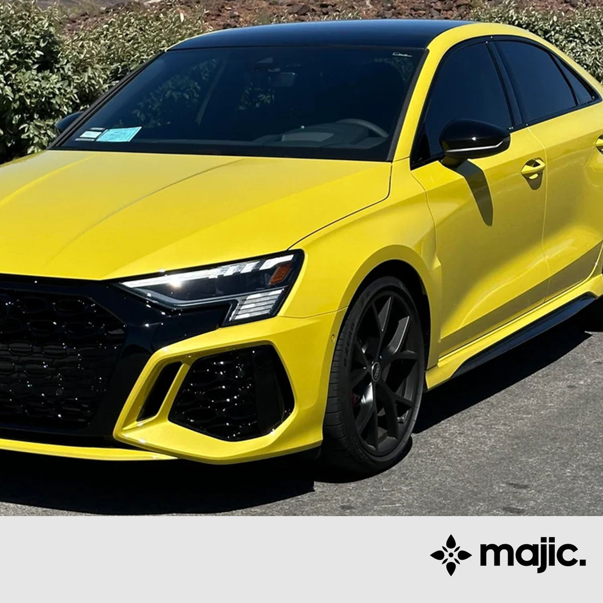 Python Yellow Car Colour Audi Python Yellow Paint (X1W) – majic.
