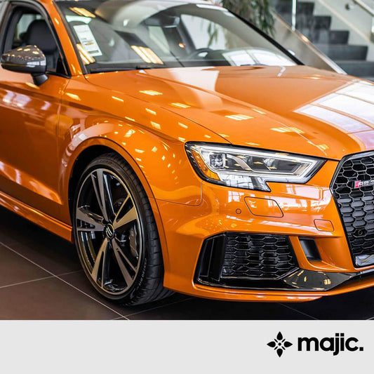 Audi Samoa Orange Paint (X2U)