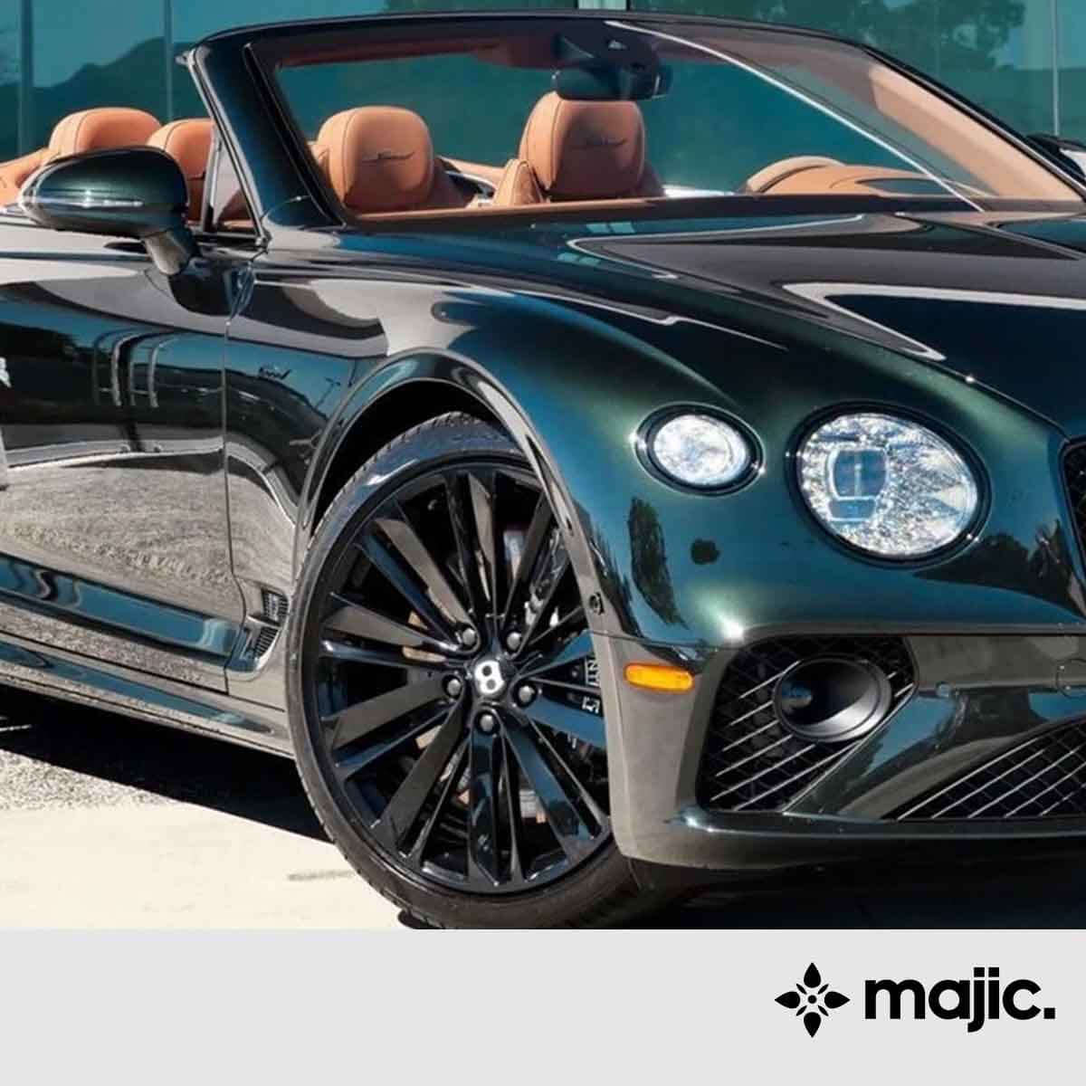 Bentley Midnight Emerald Green Paint