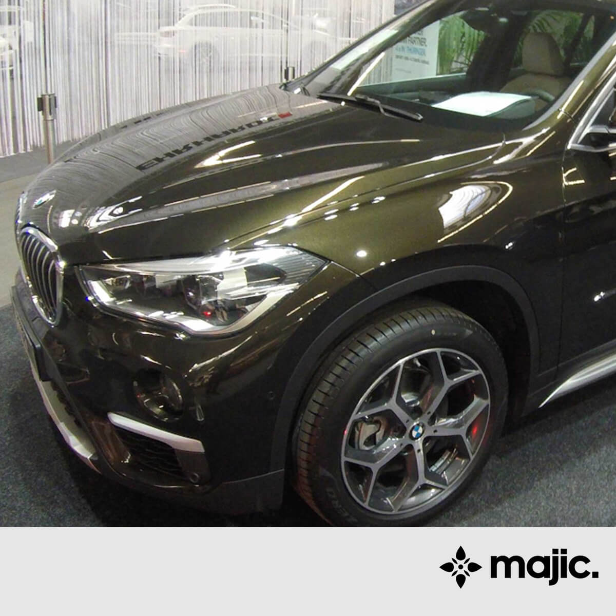 BMW Sparkling Storm, Dark Olive Paint (C07)