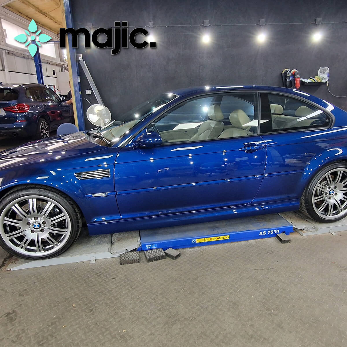 BMW Avus Blue Paint